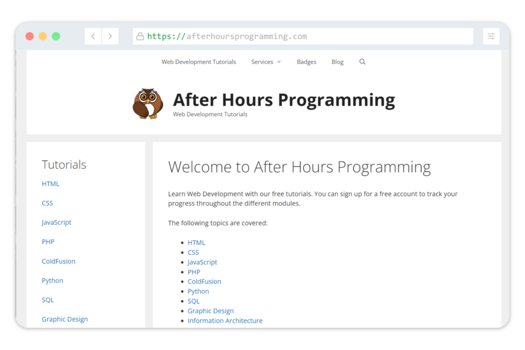 After Hours Programming